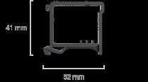 AJAX DIN Holder for RELAY or WALLSWITCH