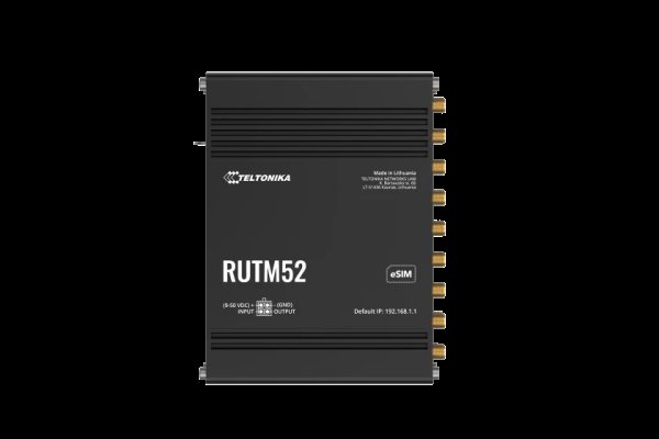 Teltonika industrial dual 5G router RUTM52