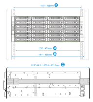 QNAP Standard Rail Kit Rail-A02-90