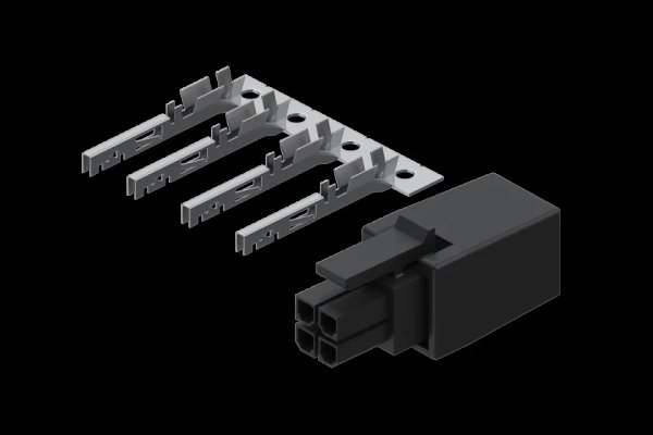 Teltonika 4-pin plug with contact terminals PR4MK04K