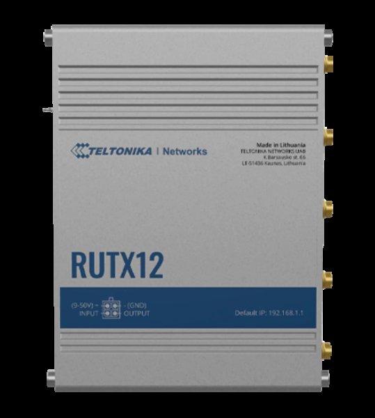 Teltonika dual LTE CAT 6 industrial cellular router RUTX12