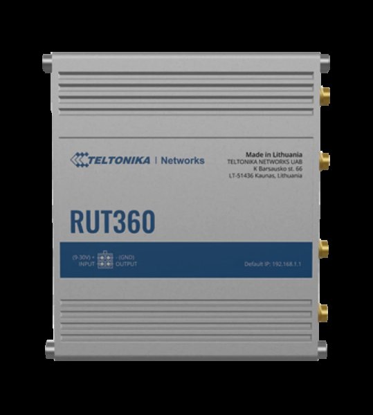 Teltonika LTE CAT6 industrial cellular router RUT360