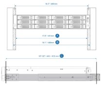 QNAP Rack Slide Rail Kit RAIL-B02