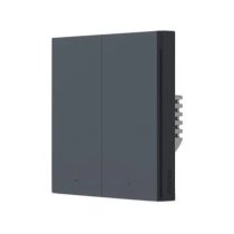 Aqara Smart Wall Switch H1 EU | Double without neutral wire | Grey