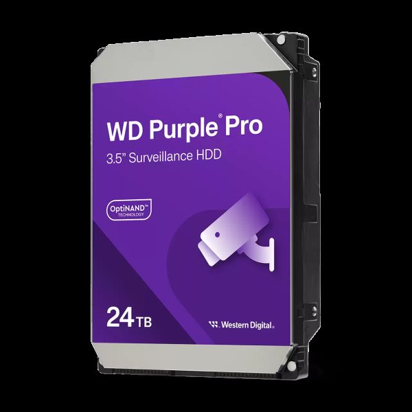 WD Purple Pro Smart Video Hard Drive – 24TB