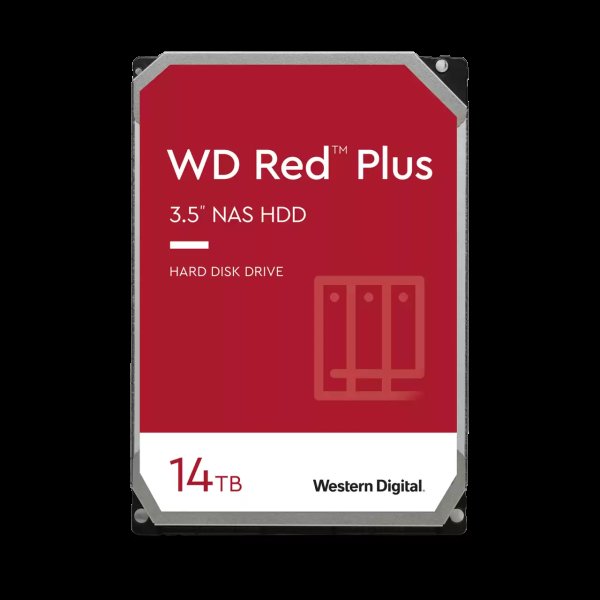 WD Red Plus NAS Hard Drive 14TB 256MB