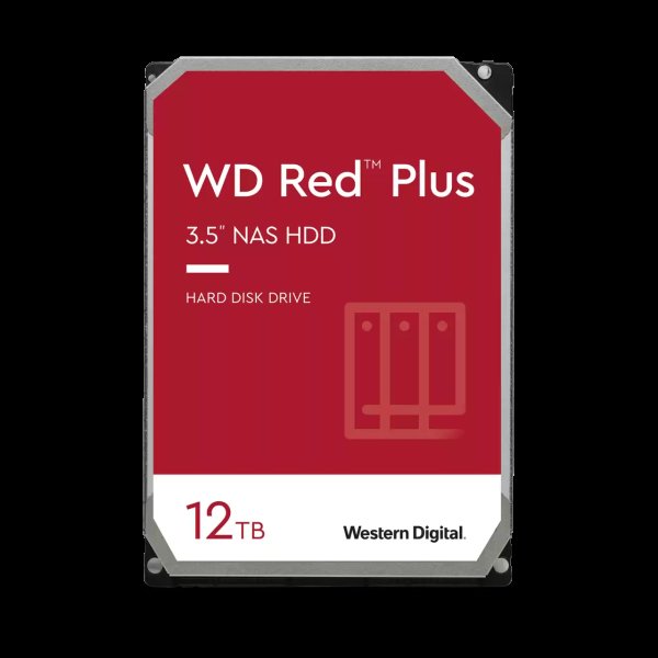 WD Red Plus NAS Hard Drive 12TB 256MB